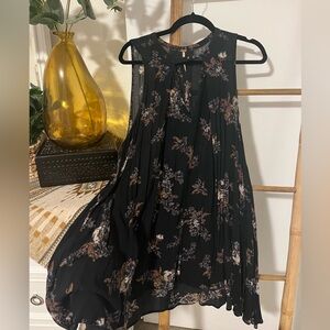 Free People Tree Swing Tunic Dress in Black